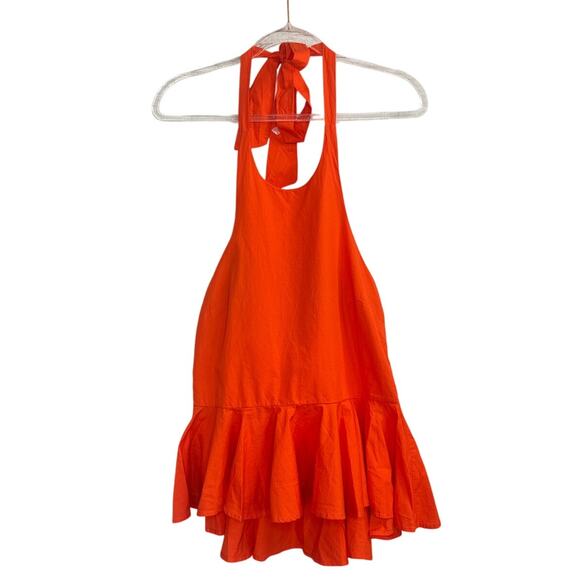 New Free People Printemps Moment Tangerine Tango Top Women’s Size XS - Picture 3 of 6